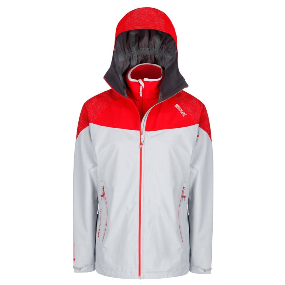 Regatta Carletta II 3in1 Kadın Ceket-KIRMIZI-GRİ