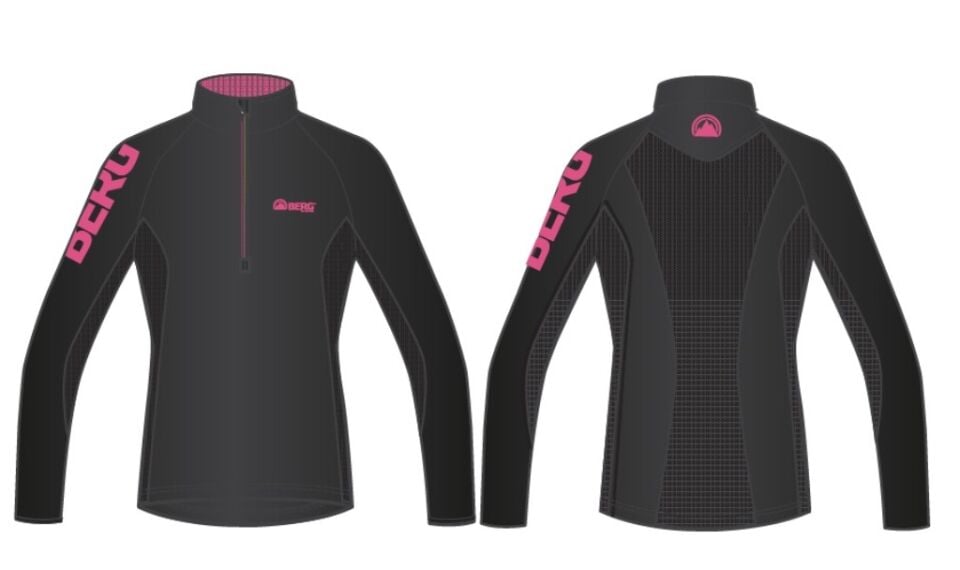 Berg Endura Uzunkollu Kadın T-Shirt-SİYAH