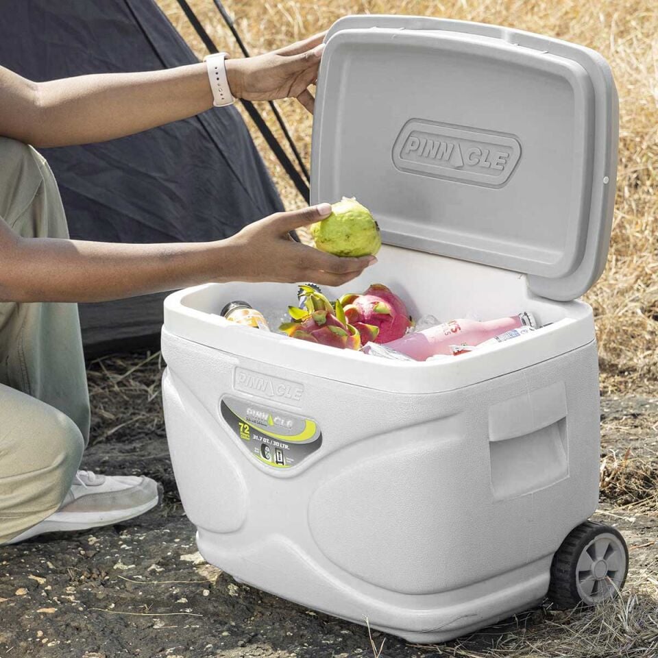 Pinnacle Prudence Marine Tekerlekli Buzluk 30 Litre-BEYAZ
