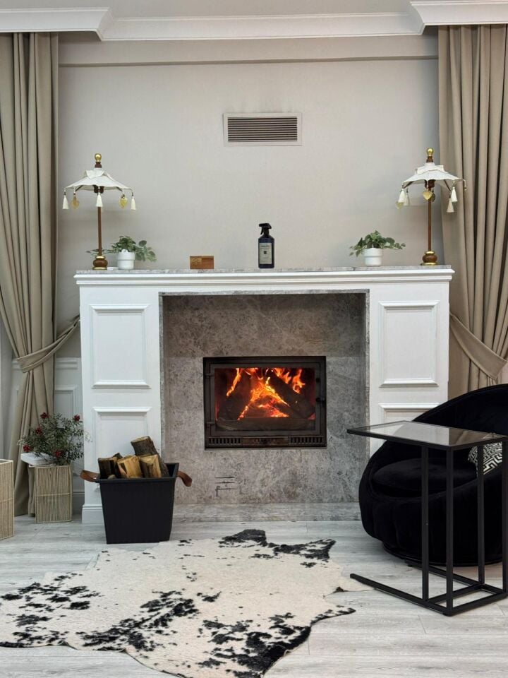 Kare Odun Kovası - Şömine İçin Kare Odun Kovası