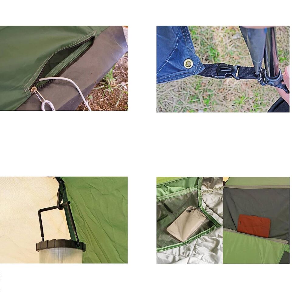 BreezeTime GoGoNature D6 Otomatik Çadır-BEJ