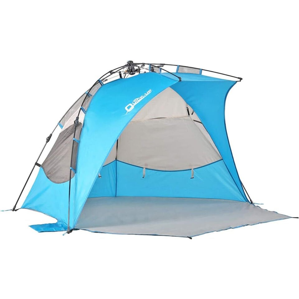 QuickUP Otomatik Plaj Çadırı-MAVİ