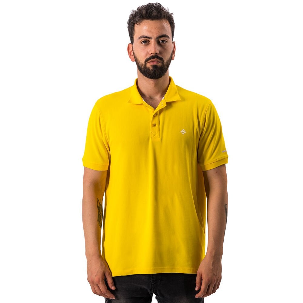 FreeCamp Breeze Erkek Polo T-Shirt-SARI