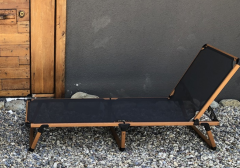 KATLANIR ŞEZLONG - TEAK IN BLACK