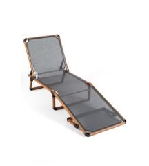 KATLANIR ŞEZLONG - TEAK IN BLACK