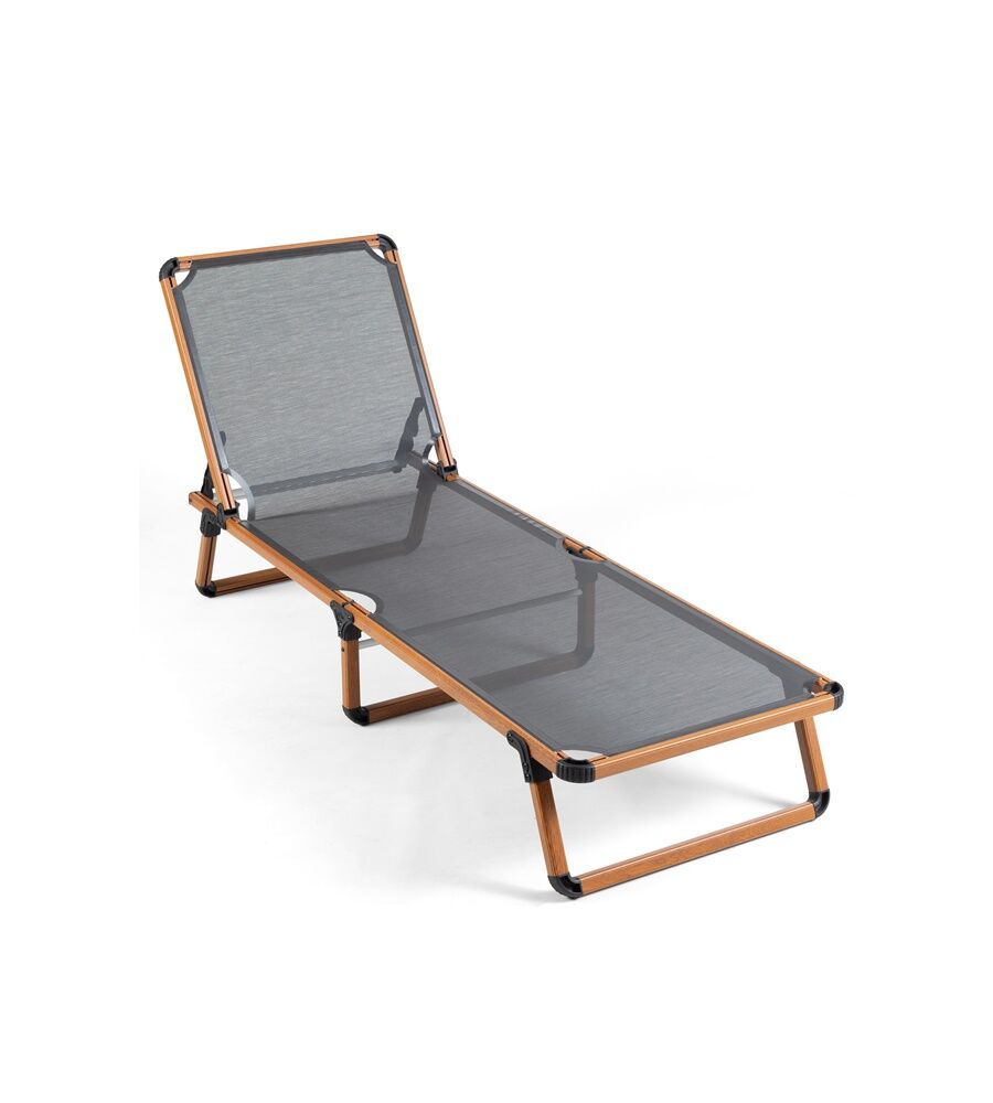 KATLANIR ŞEZLONG - TEAK IN BLACK