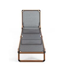 KATLANIR ŞEZLONG - TEAK IN BLACK