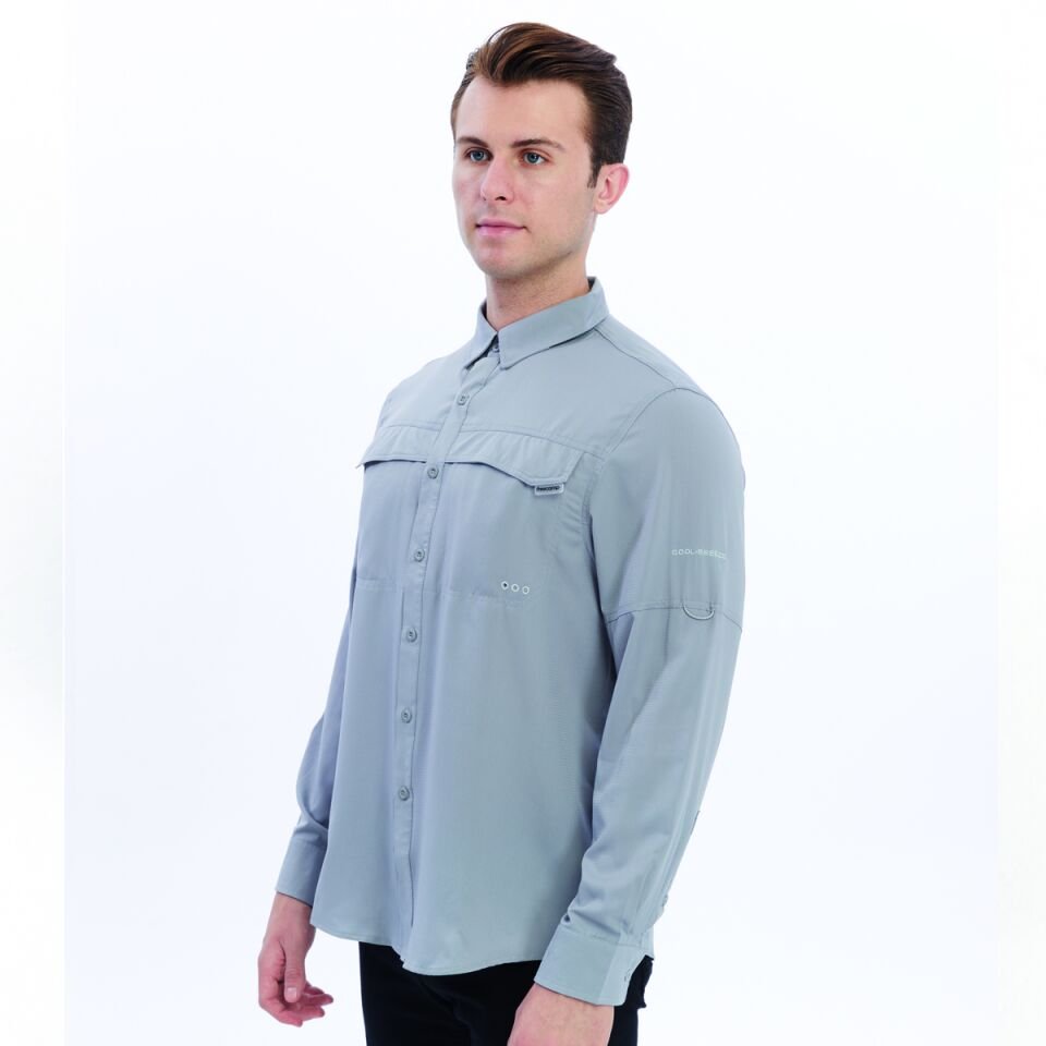 FreeCamp Novella Erkek Gömlek-GRİ
