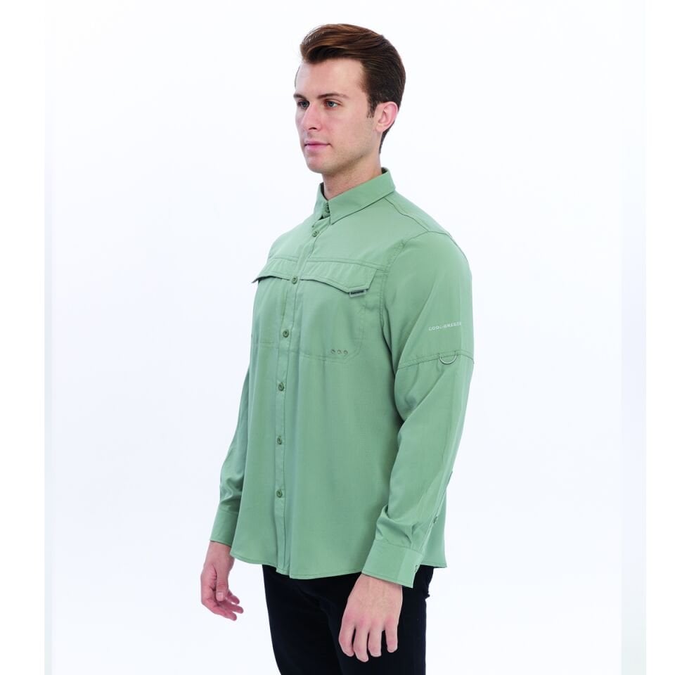 FreeCamp Novella Erkek Gömlek-YEŞİL