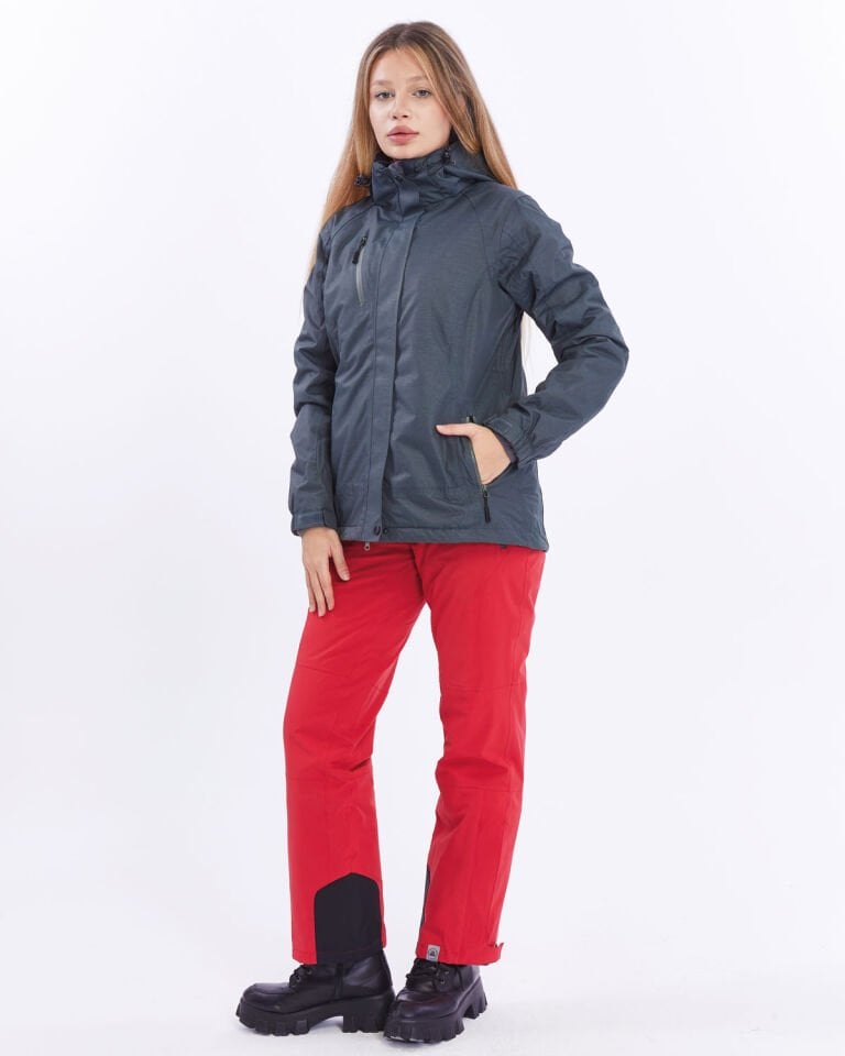 Mapamyumco 3in1 HAKİ Kadın Mont-HAKİ