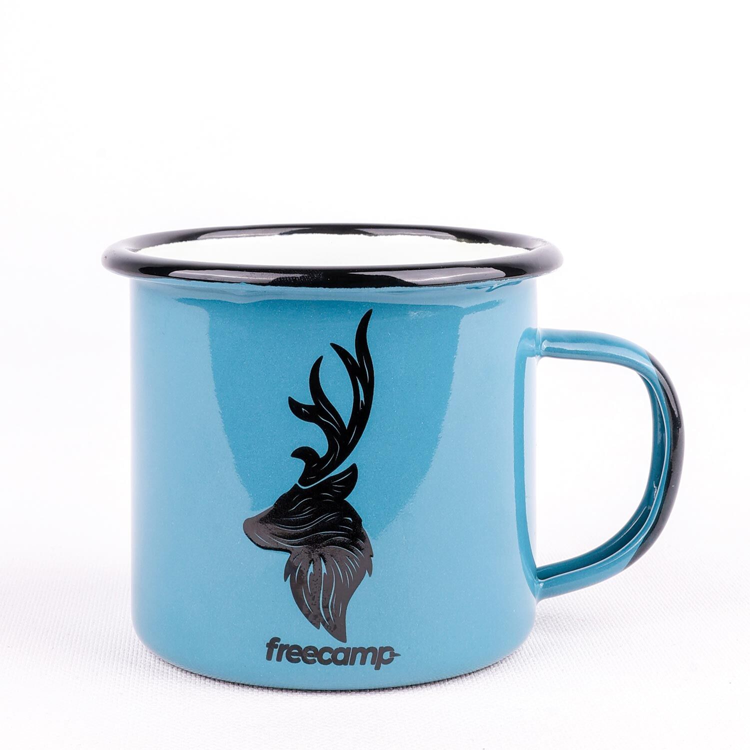 FreeCamp Campers Emaye Mug 350ml-MAVİ