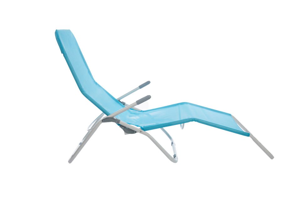 Andoutdoor Tumbona Katlanır Şezlong-MAVİ