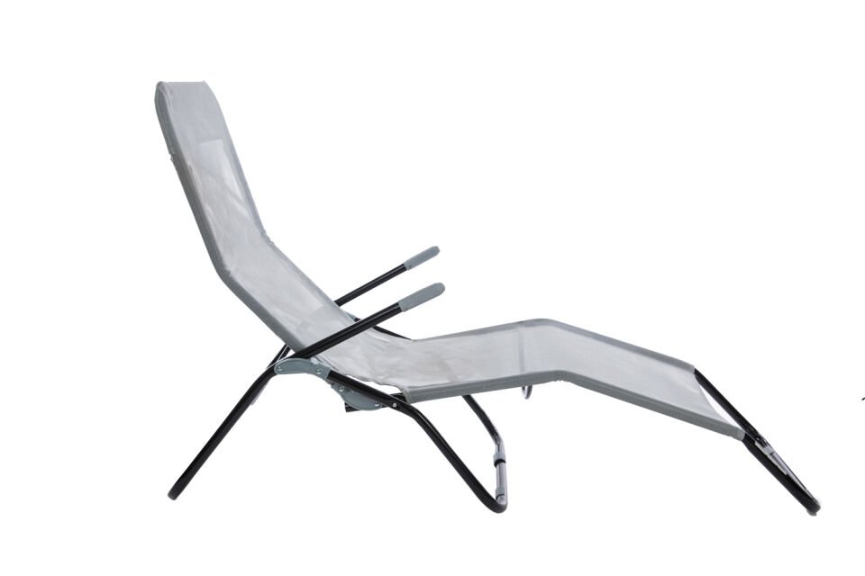 Andoutdoor Tumbona Katlanır Şezlong-GRİ