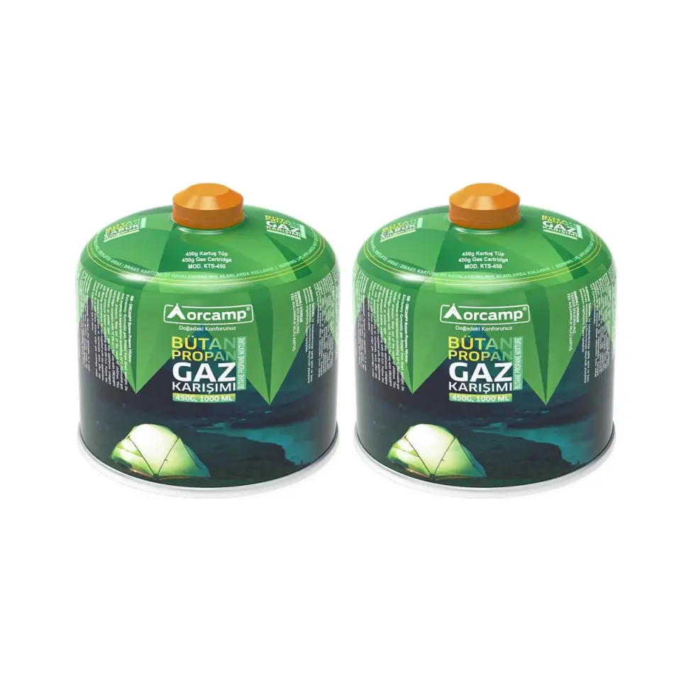 Orcamp 450 Gram Setli Gaz Kartuşu